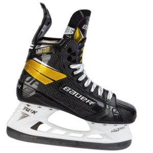 picture from the side angle of the bauer supreme ultrasonic skates