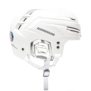 picture of white warrior alpha one hockey helmet