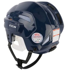picture of ccm fitlite 3ds hockey helmet back side angle