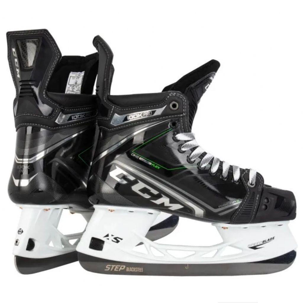 CCM Tacks AS-V Pro Senior Ice Hockey Skates With Step Blacksteel Runner